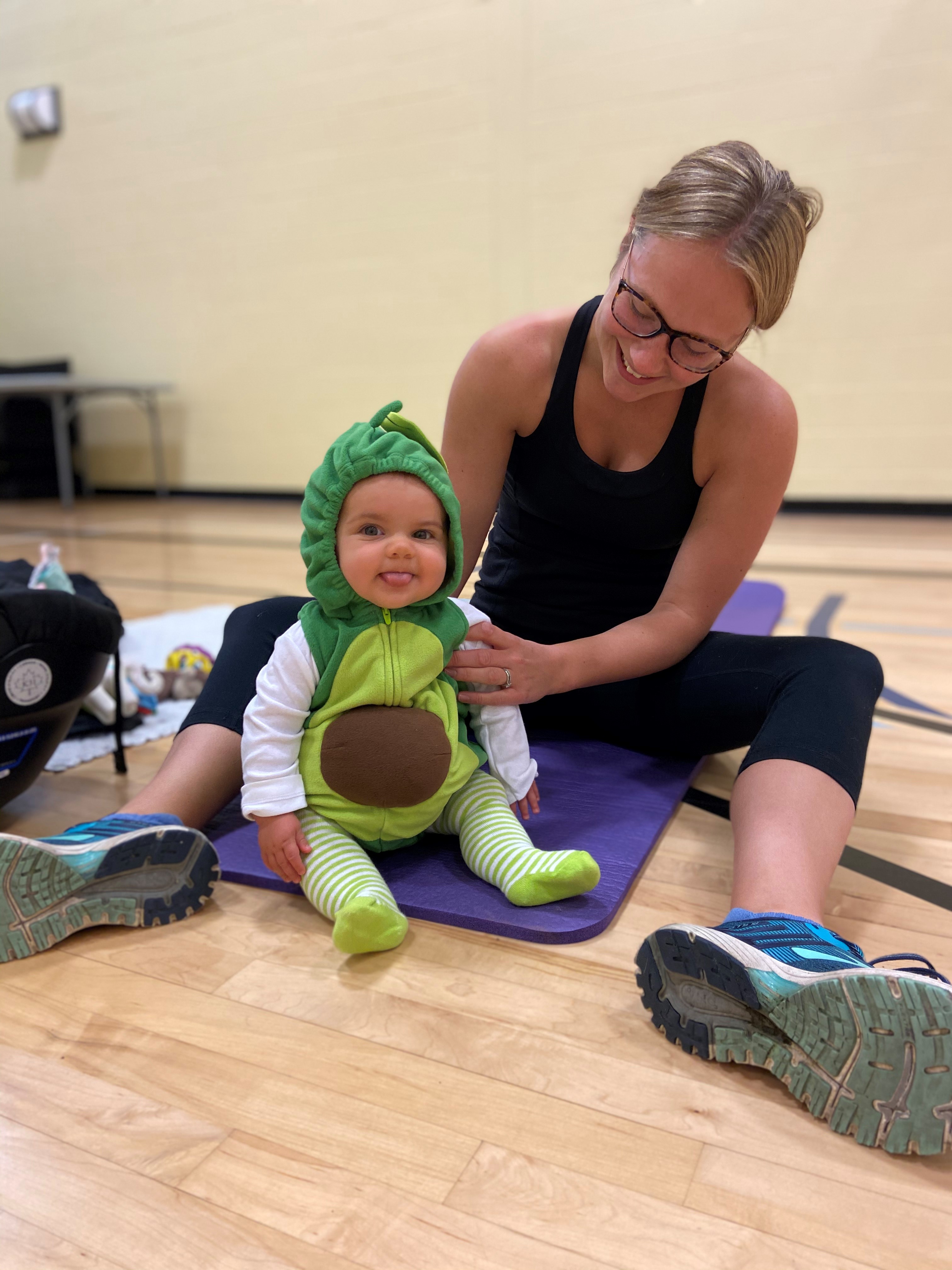 Halloween baby workout